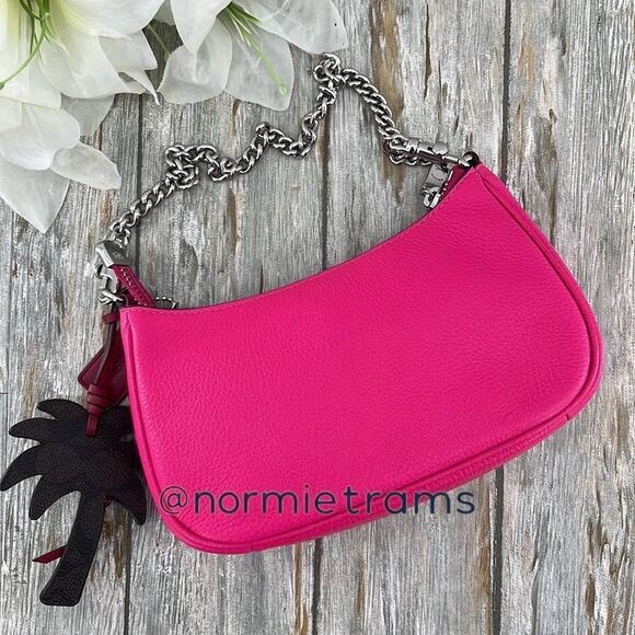 Coach Teri Mini Crossbody Shoulder Bag With Palm Tree Charm Leather - Picture 5 of 8